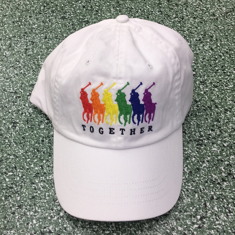 Polo Ralph Lauren Pride White Chino Adjustable Cap - Picture 2 of 15